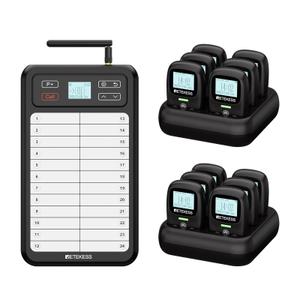 Retekess TD037 Waitress Pager System with 24-Key Writing Board (12 Pack