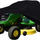 Riding Lawn Mower Cover, Waterproof Tractor Cover Fits Decks up to 54", Heavy Duty 420D Polyester Oxford, Covers Against Water, UV, Dust, Dirt, Wind for Outdoor Lawn Mower Storage