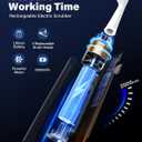 Electric Grout Brush Power Scrubber: Rechargeable Crevice Cleaning Brushes 4H Working Times IPX7 Waterproof with Multi Brush Head for Home Kitchen Window Bathroom Tub Grout Tile