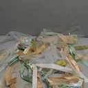 Sage Green One High Chair Banner - Simple 1st Birthday Party Decorations,First Birthday Highchair Garland for Cake Smash,Sage Green Gold Ivory Ribbon Banner,Rustic Party Photo Backdrop