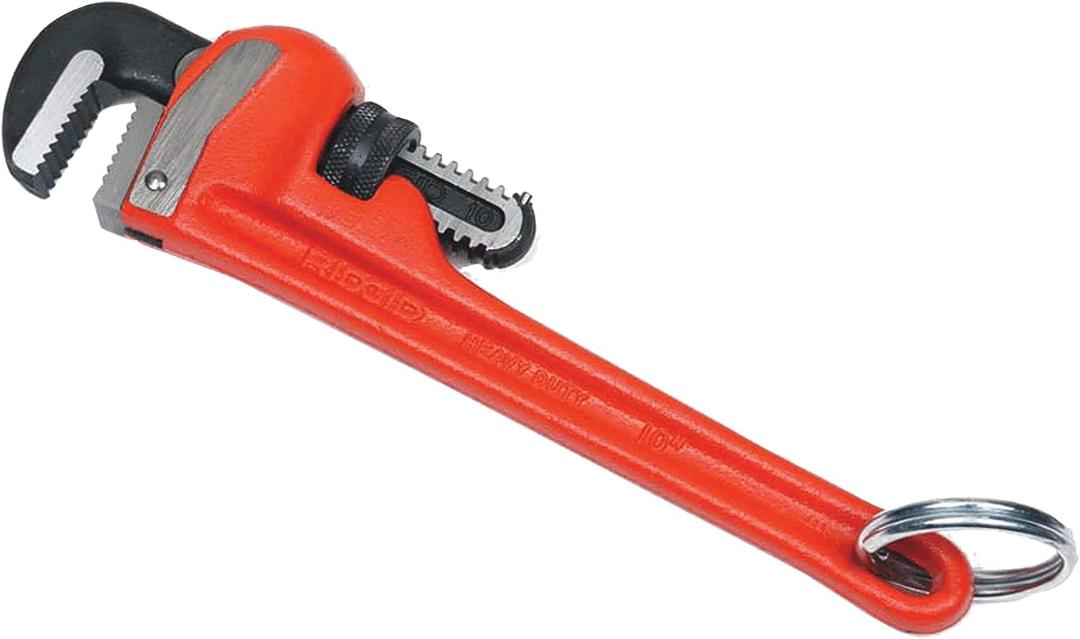 Ridgid R31010 Straight Pipe Wrench, 10"