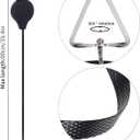 6 Pack Plant Pulley Retractable Hanger, Easy Reach Plant Pulley Adjustable Height Wheel for Hanging Plants Heavy Duty, Indoor Outdoor Plant Hanger for Garden Baskets Pots - Black and White