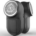 Rechargeable Fabric Shaver, Lemontec Battery-Operated Lint Remover & Sweater Defuzzer for Clothes and Furniture  Eliminates Pills, Fuzz, and Lints (Black)