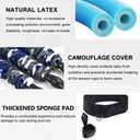 Boxing Resistance Bands Set for Speed and Agility, Workout Band Ankle Exercise Bands Legs Ankle Straps for Resistance Training Enhance Explosive Power (Black-200lbs)