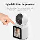 Two Way Pet Camera with 2.8 inch HD Screen, 1080P Video Calling Camera for Indoor Home Security, Indoor Home Nanny/Dog/Baby Security Device with Phone App