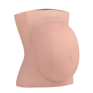 EQAIWUJIE Silicone Fake Pregnancy Belly Fake Pregnant belly silicone Artificial Belly Party Costume