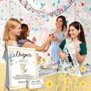 2 x Winnie Baby Shower Decorations-Baby Shower Games-Baby Shwoer Party Decor-Diaper Raffle-Baby Shower Table Sign Centerpieces-Baby Shower Games Pooh Birthday Supplies Party Decorations