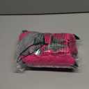 BRKURLEG Dog Winter Coat with Harness Built in, Winter Dog Jacket for Large Dogs, Dogs Snowsuit Reflective Windproof Cold Weather Coat, Puppy Warm Fleece Coats, Hot Pink, L