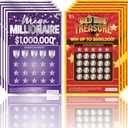 OnlyBP 10 Pregnancy Announcement Scratch Off Cards - Fun and Creative Fake Lottery Tickets for Baby Announcement - Perfect for Surprising Family and Friends with Baby Reveal