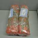 2 x Alupssuc 24 Bundles Artificial Fall Mums Flowers for Outdoors Decoration, UV Resistant Silk Violet and Faux Eucalyptus Autumn Fake Plants for Outside Indoor Yard Home Patio Porch Decor, Fall Red