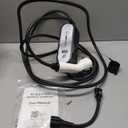 Level 1 Level2 EV Charger 16 Amp 110-240 V,17 ft Cable, Portable Electric Vehicle Charger with NEMA5-15P & 6-20 Plug Compatible for SEA J1772 EV Cars for Home and Outdoor (White)