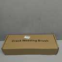 GADFlSH Manual Crevice Weeding Tool, Crack Weeder with 2 Weed Brush Heads, Crevice Weeding Hook with Adjustable Steel Handle for Patios, Decks & Garden Paths