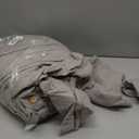 DAPU Linen Duvet Cover Set - French Linen Cotton Blend Natural Flax Soft Breathable Bedding 3 Pcs Set - 1 Duvet Cover 2 Pillowcases (Gray, Queen/Full)