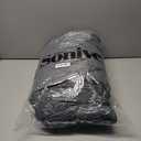 Sonive Waterproof Mattress Protector,Twin Mattress Protector with Deep Pocket up to 21'' Microfiber Fitted Mattress Pad Waterproof, Breathable Mattress Cover,Machine Washable Grey (Gray)