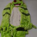 NEWCOSPLAY Unisex Adult Onesie Pajamas Animal One Piece Costume Cosplay Sleepwear (Medium, Frog)