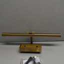 Wireless Picture Light for Wall, Rechargeable Light for Pictures with Remote & Timer, 16 Inch Dimmable Gold Art Light for Paintings, Battery Operated LED Wall Light with 3CCT for Gallery