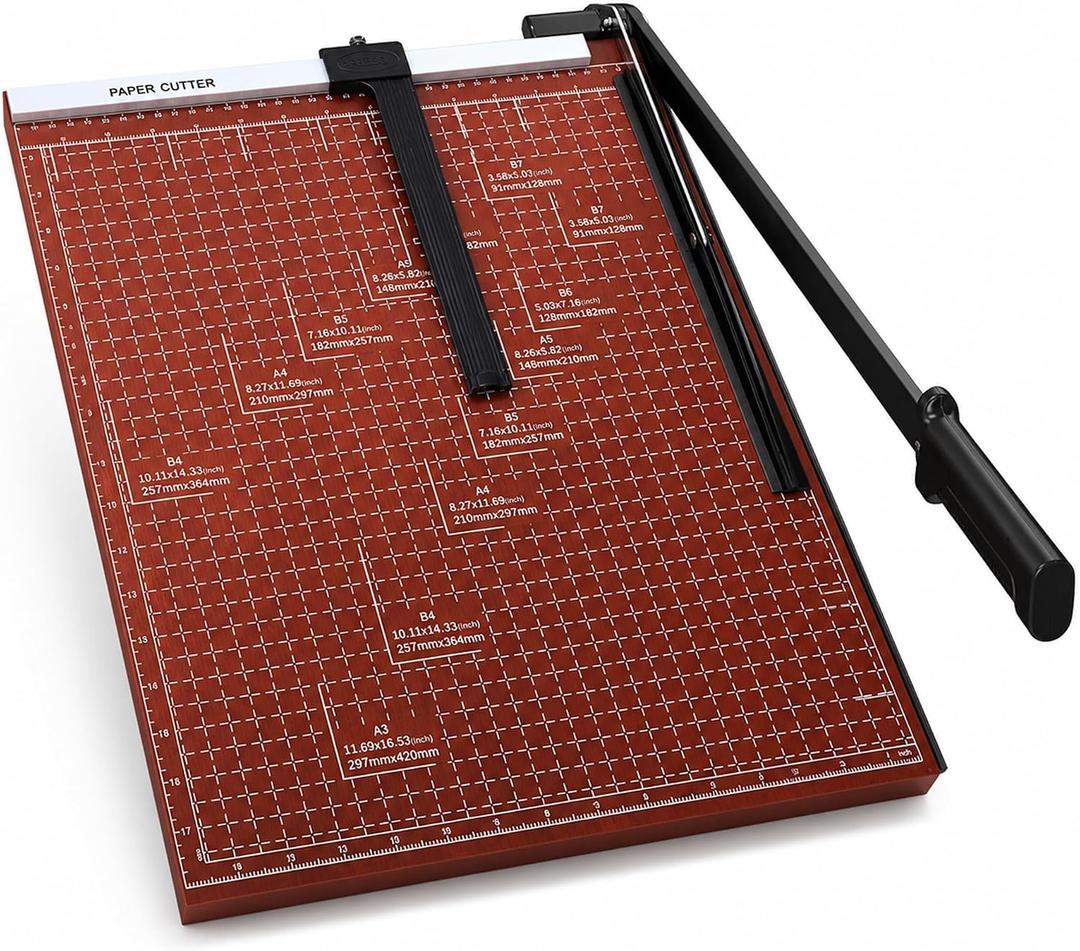 18-Inch Guillotine Paper Cutter with Safety Lock