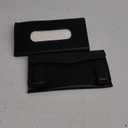 Leather Car Napkin Holder - High-End Lotion Tissues, Sun Visor Accessory (Premium, Black)