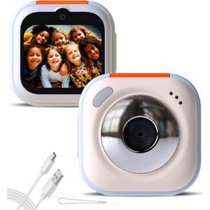 Upgrade Kids Selfie Camera, Christmas Birthday Gifts for Boys Age 3-9, HD Digital Video Cameras for Toddler, Portable Toy for 3 4 5 6 7 8 Year Old Boy Blue