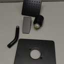 Delta Modern 14 Series Shower Faucet Set, Matte Black Shower Head and Handle Set, Valve Trim Kit, Matte Black T14267-BL-PP (Valve Not Included)