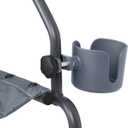 Medline Universal Cup Holder, Gray - Versatile Mobility Accessory for Rollator Walkers, Transport Chairs, and Wheelchairs (Grey)