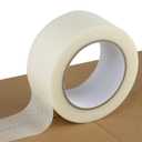 Lichamp 10 Rolls Clear Duct Tapes Heavy Duty, Waterproof No Residue Clear Duct Tape for Packaging Taping Sealing Repairing Tying, Thick & Wide Tape for DIY or Commercial Use, 2 inches x 25 Yards