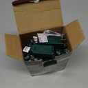 Enhon Slow Twinkling Christmas Light, 100 Lights 35 Ft Twinkle Pulsing Christmas, 5mm LED Wide Angle Soft Random Shimmering Set with Green Wire(Warm White,1 Pack)