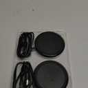 Wireless Charger, 15W Max Fast Wireless Charging Pad 2-Pack Compatible with iPhone 17/17 Air/17 Pro/17 Pro Max/16/15/14/13/12/Samsung S24/S24Ultra/S23Ultra/S22/S21,AirPods Pro2 (Black)