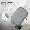 Canboc Carrying Case for Canon Ivy 2/ Canon Ivy/Canon Ivy CLIQ+2 CLIQ 2 Mini Photo Printer Mobile Wireless Bluetooth Instant Camera Printer, Mesh Bag fit Photo Paper Cable, Grey