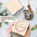 3 x Fishing Ornament 2025 - Unique Fish Ornaments for Men Women, Fishing Christmas Ornaments for Christmas Tree, Unique Ornaments for Tree Decor, Elegant for Women Fisherman