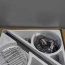 Ohniyou Ceiling Fans with Lights, 52 Inch Low Profile Ceiling Fan with Light and Remote/APP Control, Flush Mount, Dimmable, Qiuet DC Motor, Black Ceiling Fan for Bedroom, Living Room