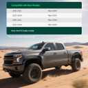 YHTAUTO Pocket Bolt-Riveted Style Fender Flares w/Hardware, Textured Black