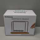 Smilesorg Newton's Cradle Balance Balls Fascinating Physics Gadget for Home and Office 7 Beads