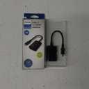 Philips USB C to HDMI Adapter, 4k 60 Hz USB Type C to HDMI Adapter for Monitor, MacBook Pro, MacBook Air, iPhone 16 Series, 15 Series, iPad Pro, Multiple Monitors Connector Cable, Black, SWU7114A/27