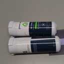 GLACIER FRESH Water Filter Compatible with XWFE (Built-in CHIP), Replacement for GE XWFE, XWF Refrigerator Water Filter NSF/ANSI 42 Certification Pack of 2