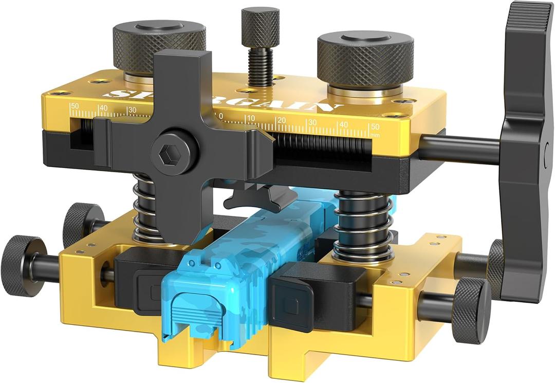 SporGain [Updated] New Model Pistol Sight Pusher Tool with Heavy-Duty Construction for Handguns Front Rear Sight Removal Adjustment (Gold)
