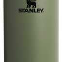STANLEY IceFlow 2.0 Flip Straw Tumbler with Handle 40 oz | Twist On Lid and Flip Up Straw | Leakproof Water Bottle | Insulated Stainless Steel | BPA-Free | Dried Pine