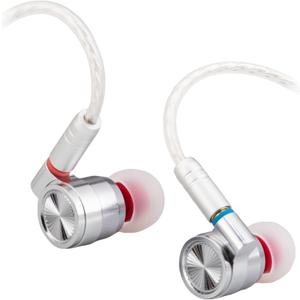 TINHIFI T4 Wired in-Ear Monitor for Musicians and Producers, 10mm Carbon Nanotube Driver, Neutral Tuning, Clear Sound and Balanced Bass, Detachable MMCX Silver-Plated Cable