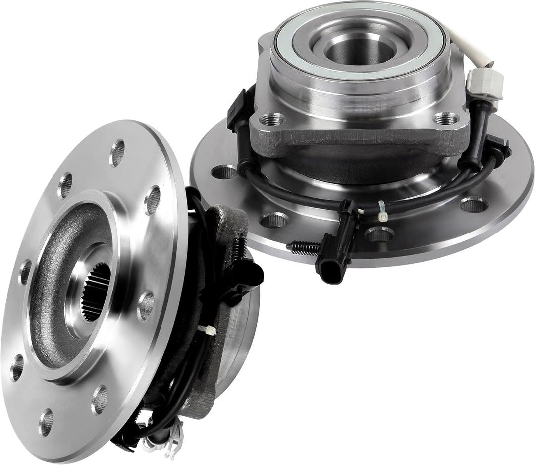 ECCPP Pair of 2 New Complete Front Wheel Hub Bearing Assembly 8 Lugs W/ABS for 1996-2000 Chevy K1500 K2500 K3500 1996-2000 GMC K1500 K2500 K3500 515041 x2