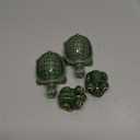 4Pcs Toilet Bolt Caps, Ceramic Toilet Bolt Covers Frog & Turtle Toilet Bolt Covers Decorative, Toilet Floor Bolt Caps for Bathroom Cute Decor