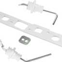 104000249 Flame Rod Electrode Kit Replacement Parts Fit for Rinnai Tankless Water Heaters