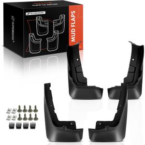 A-Premium Set of 4PCS Mud Flaps Splash Guards Mudflaps Mudguards with Hardware Kits Compatible with BMW G07 Series X7 2019 2020 2021 2022 2023, with Running Board