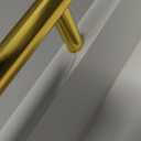 16"x12" Serving Trays with Handles, White Decorative Serving Tray, Ottoman Trays, Living Room, Bathroom, and Outdoors Decorative Trays (White)