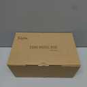 Rechargeable Leather CD Player with Speakers, Bluetooth Transmitter, Festival Gift, BGM Player for Home Decor., white