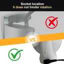 Auto Focus Mini Projector Support 4K 1080P, Built-in APPS & Auto Keystone 270 Rotatable, Portable Projector with WiFi and Bluetooth, Home Theater Outdoor Movie Bedroom Projector, 350 ANSI Lumens (white)