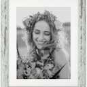 AEVETE Picture Frame 8x10 Light Green Photo Frames Rustic for Wall and Desk Decor