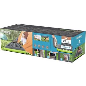 Bestway 67619 Single Inflatable Mattress With Built-In Pump, Twin Size 