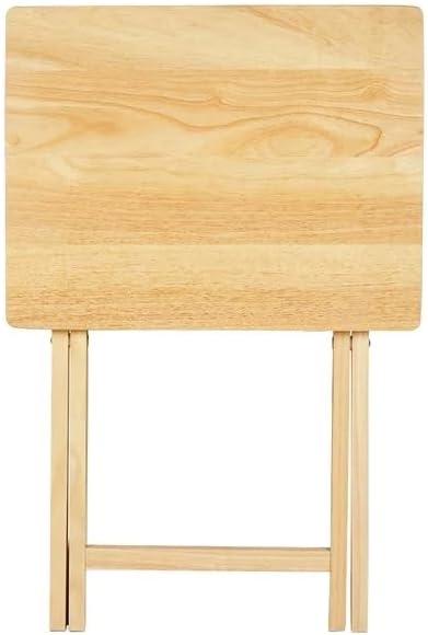 SEDLAV Modern Wood Folding TV Tray - Convenient and Stylish Side Table, Quality at Its Best