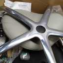 Adjustable Hydraulic Roller Saddle - Heavy Duty (450 lbs) - Beauty Salon, Massage, Clinic and Office - Grey