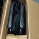 Drive Medical Lightweight Folding Transport Wheelchair - Reliable Mobility Support - Durable Steel Frame - Swing-Away Footrests - Compact Travel Design - Silver (1 Count (Pack of 1))